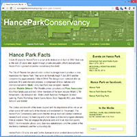 Hance Park Conservancy – New Website